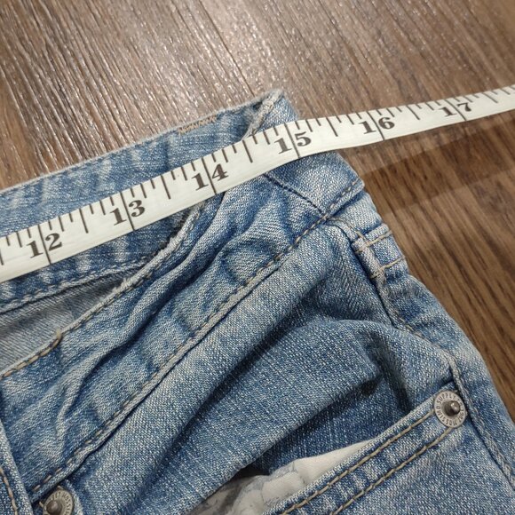 Vintage 2000s Mossimo Supply Co. Low Rise Boot Cut Blue Jeans - Size 6 - Picture 4 of 8